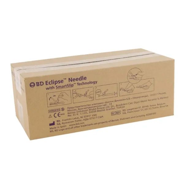 BD Eclipse Veiligheidsnaald - 27 G, 13 mm