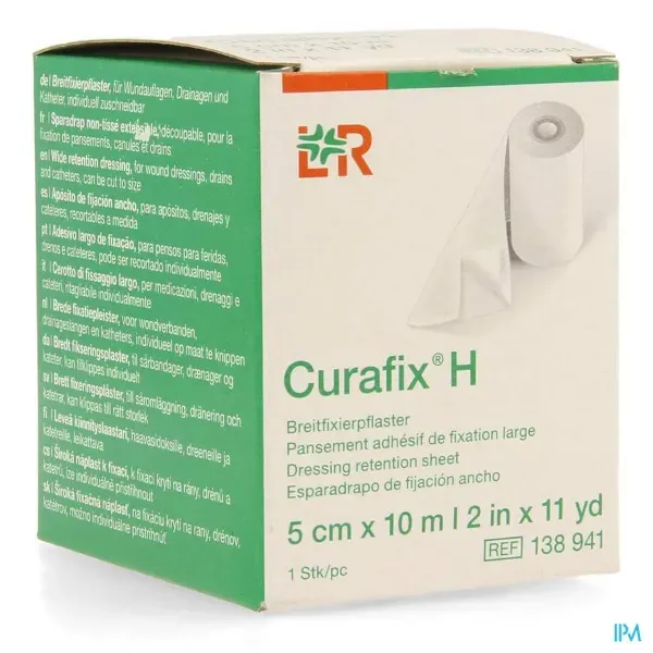 L&amp;R Curafix H fixatiepleister 5 cm x 5 m
