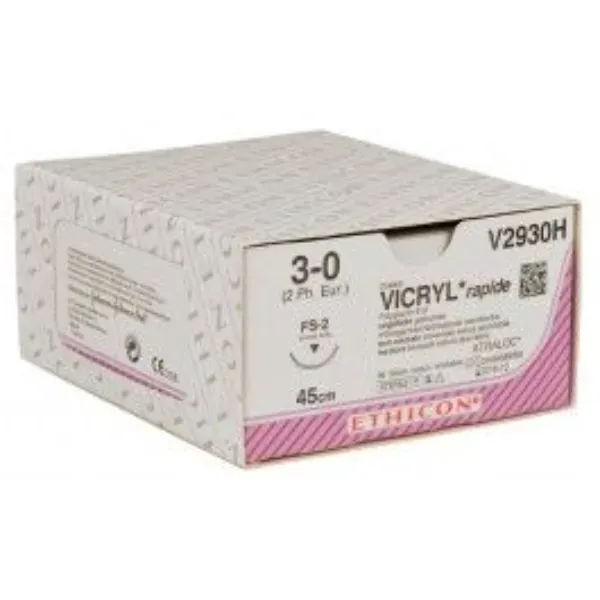 Vicryl hechtdraad 3-0 FS-2 naald 45 cm