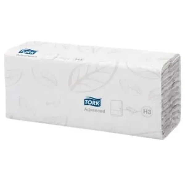 Tork C-vouw Handdoek 2-laags Wit H3 Adv 20 x 120 doekjes