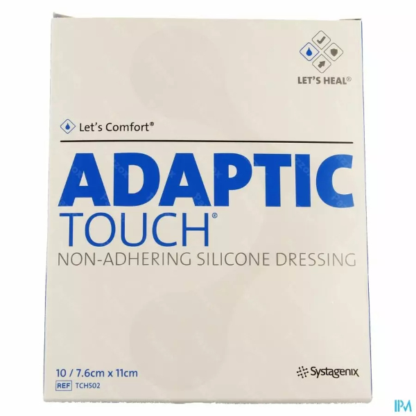 Adaptic touch silicone wondcontactlaag 7,6 x 11 cm