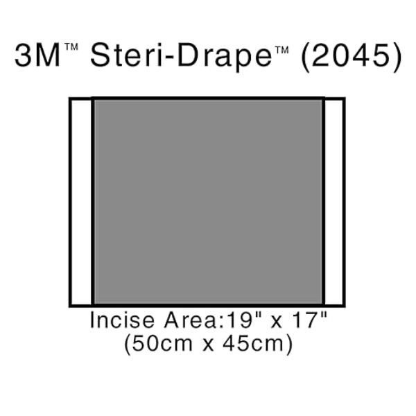 3M Steri-Drape 2 Incisiefolie 50 cm x 45 cm