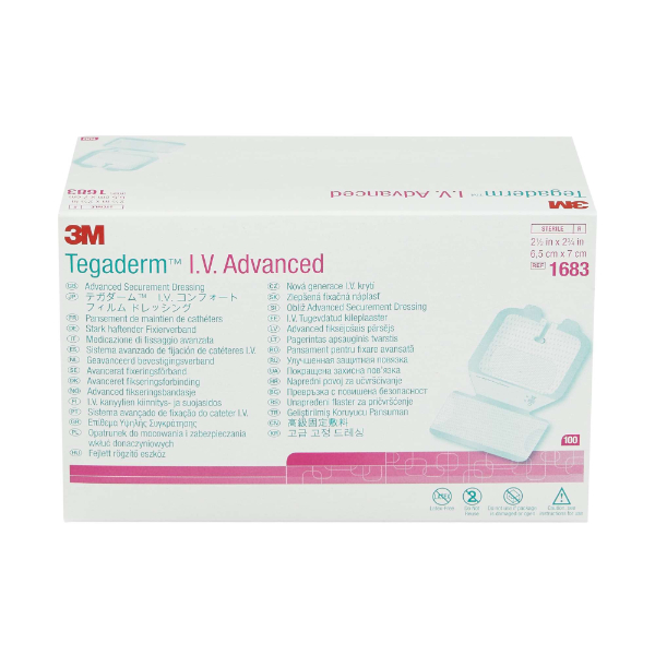3M Tegaderm I.V. infuuspleister Advanced 6,5 x 7 cm