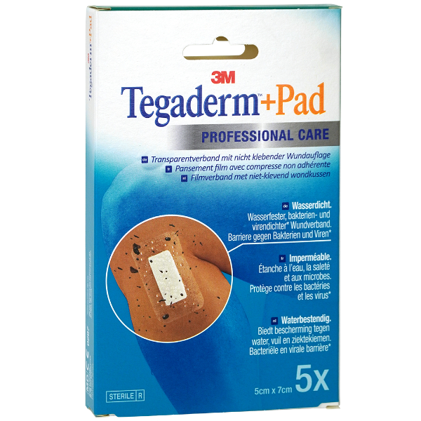 3M tegaderm + pad 5 cm x 7 cm