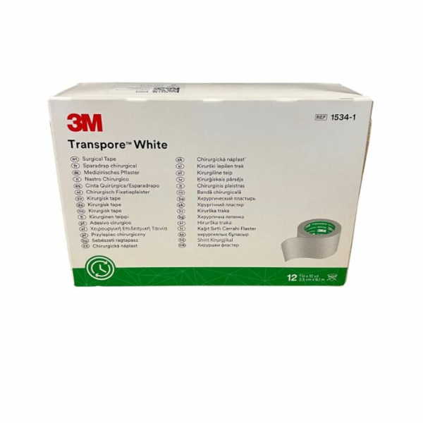 3M Transpore chirurgische hechtpleister wit