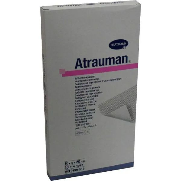 Hartmann Atrauman zalfgaas - 10 x 20 cm, 10 stuks