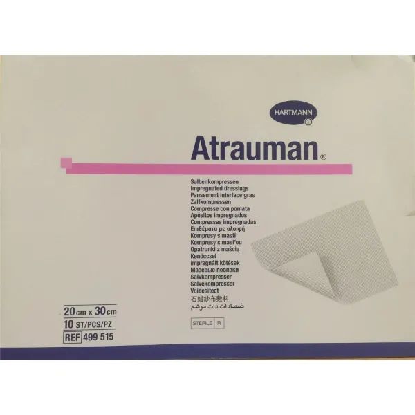 Hartmann Atrauman zalfgaas - 20 x 30 cm, 10 stuks