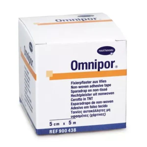 Hartmann Omnipor hechtpleister - 1 stuk, 5 cm x 5 meter