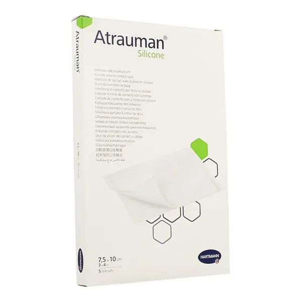 Atrauman Silicone wondcontactlaag - 7,5 x 10 cm