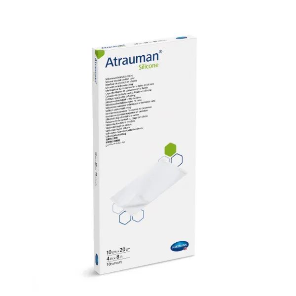 Atrauman Silicone wondcontactlaag - 10 x 20 cm