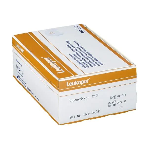 BSN Leukopor hechtpleister - 2,5 cm x 9,2 meter