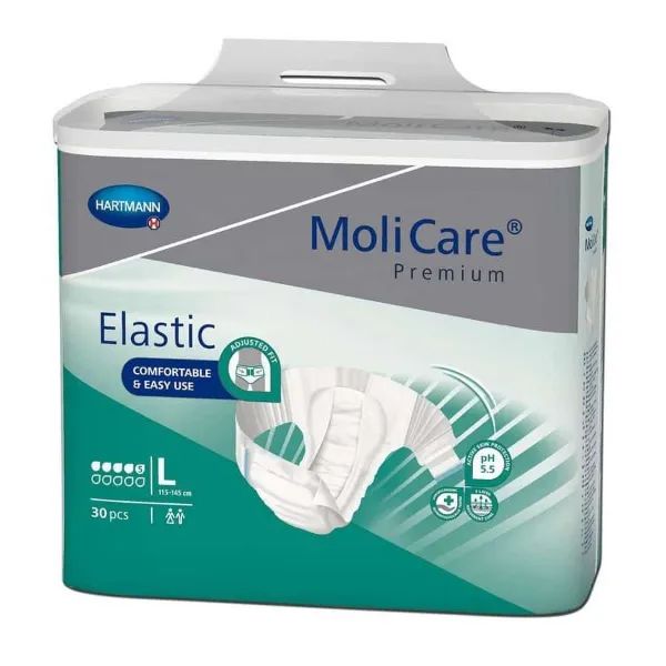 Incontinentieslip MoliCare Premium Elastic 5 drops - L