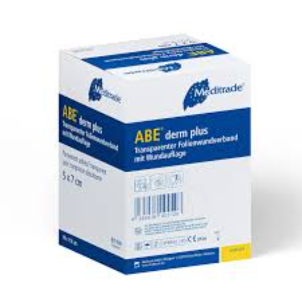ABE® derm plus doorzichtige eilandpleister 5 x 7