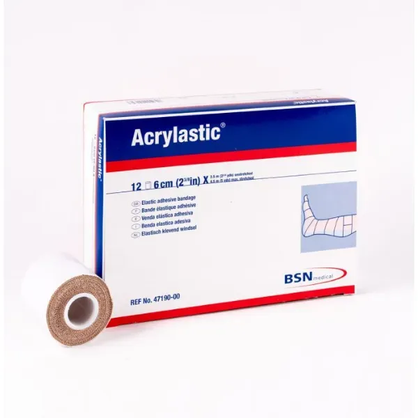 Acrylastic compressie- en steunverband