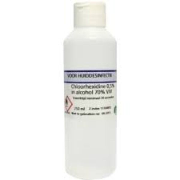 Added Pharma chloorhexidine 0,5% alchol 70 % kleurloos