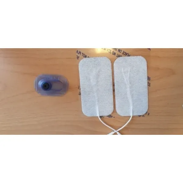 Elektroden zelfklevend 5 x 10 cm 2 mm stekers voor Iontoforese