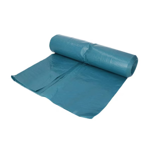 Afvalzak HDPE blauw 80x100 cm 25mu 140 Liter