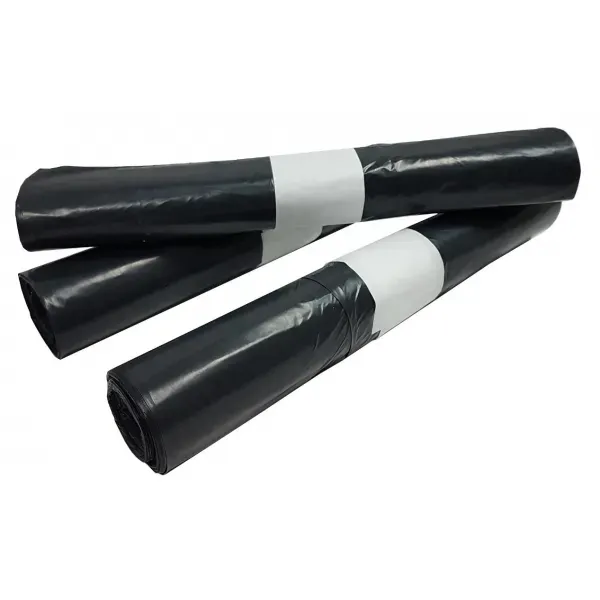 Afvalzak HDPE T23my 60 x 80 cm grijs 20 zakken