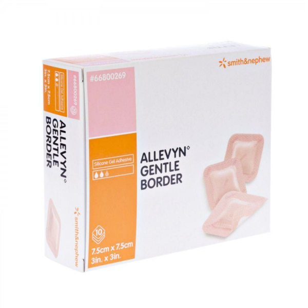 Allevyn Gentle Border - 7,5 x 7,5 cm