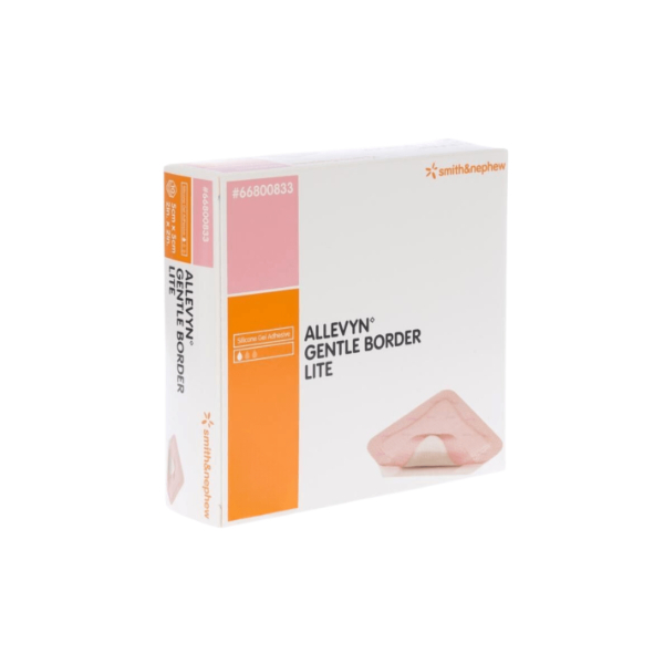 Allevyn Gentle Border Lite schuimverband - 7,5 x 7,5 cm
