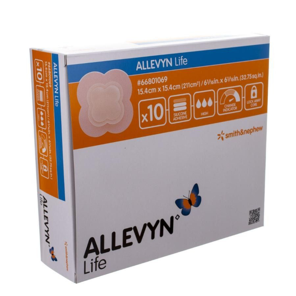 Allevyn Life schuimverband 15,4 x 15,4 cm