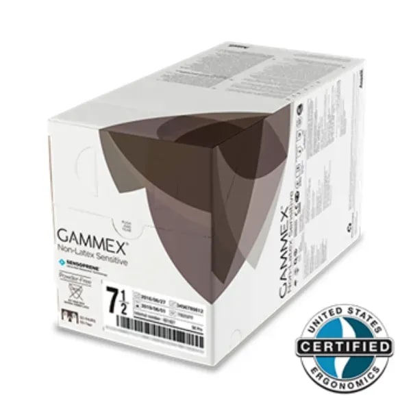 Ansell Gammex non-latex Sensitive chirurgische handschoenen - 7,5, foto 2 van 2