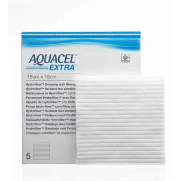 Aquacel Extra Hydrofiber verband - 15 x 15 cm