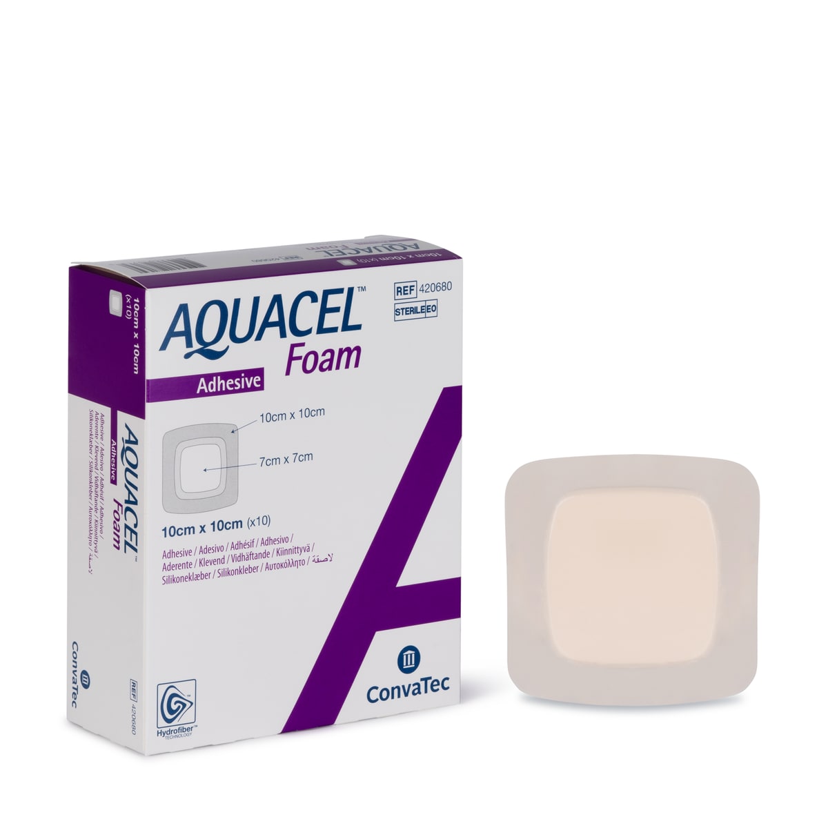 Aquacel Foam schuimverband niet-adhesief 5 x 5 cm, foto 4 van 4