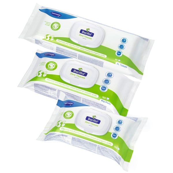 Bacillol Zero desinfectiedoekjes flowpack, foto 2 van 5