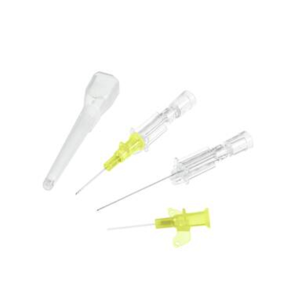 Bbraun IV catheter Introcan W pur geel 24 G