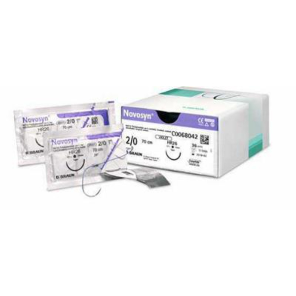 Bbraun Novosyn hechtdraad violet 0 2 x 70 cm