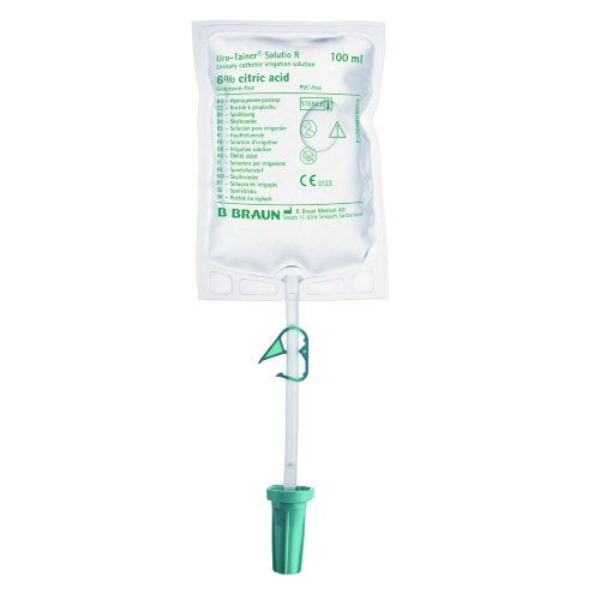 Bbraun Uro-tainer blaasspoelvloeistof 100 ml