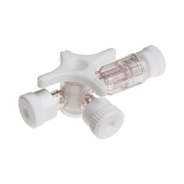 BD Connecta 3-wegkraan rotatie 360 gram - Wit