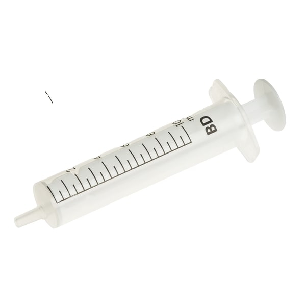 BD Discardit II Injectiespuit 2 delig met luer aansluiting - 10 ml, foto 2 van 2