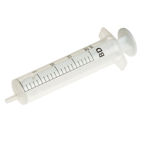 BD Discardit II Injectiespuit 2 delig met luer aansluiting - 20 ml, foto 3 van 3