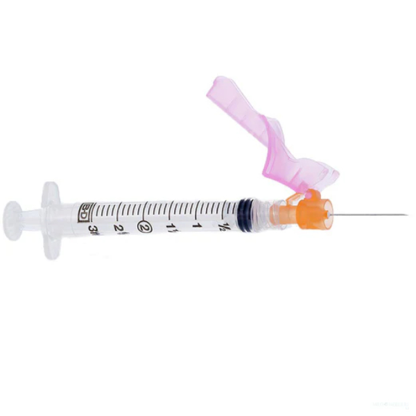 BD Eclipse naald 25 G x 16 mm met 3 ml Luer Lock spuit