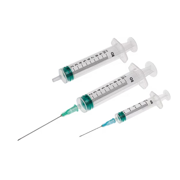 BD Emerald 3-delige injectiespuit Luer aansluiting - 5 ml