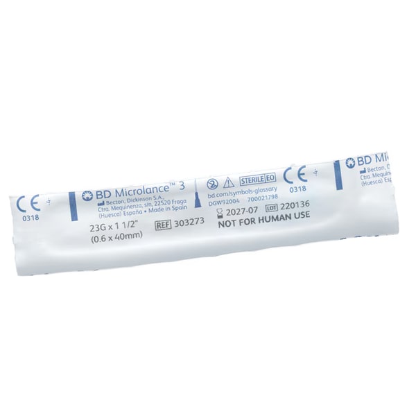 BD Microlance injectienaald 23 G x 40 mm thin wall
