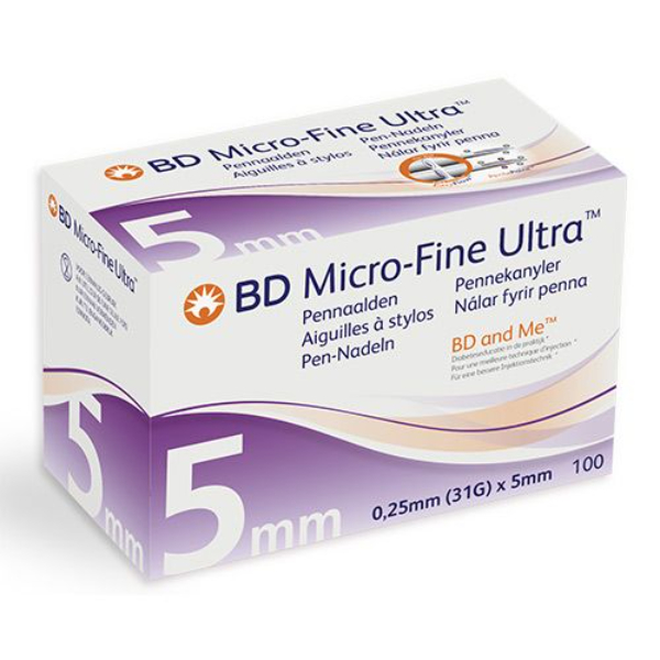 BD Mirco-Fine Ultra pennaald 0.25mm 31G x 5mm
