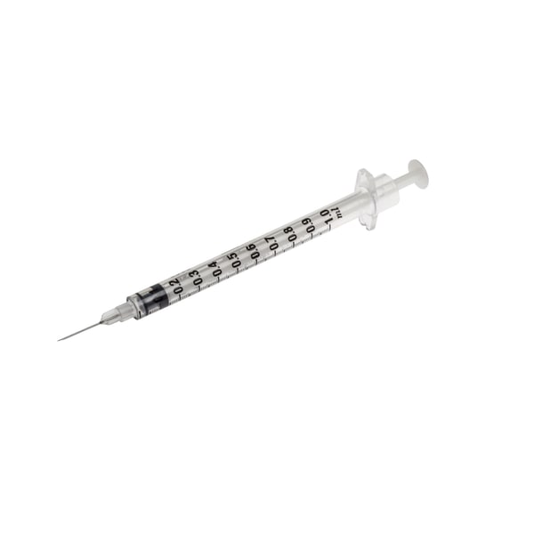 BD Plastipak Sub-Q insulinespuiten - 1ml - 26G 0.45mm x 12.7mm
