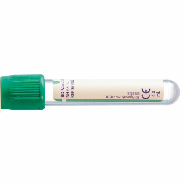 BD vacutainer Na-Heparin (17 IU/mL)