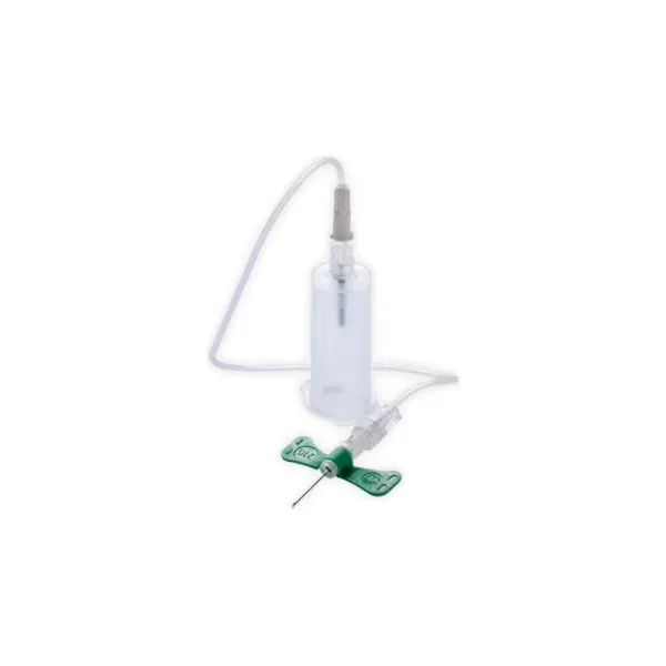 Vacutainer Push Button bloedafnameset 23G naald 18 cm slang