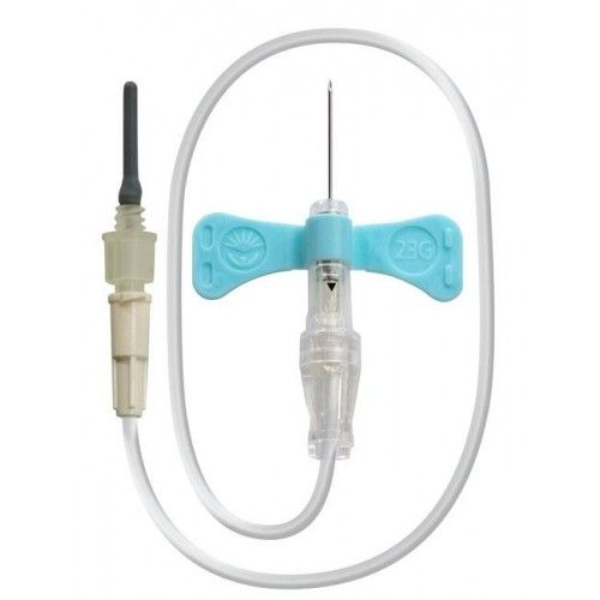 BD Vacutainer Safety-Lok vleugelnaald 23 G x 19 mm 30 cm slang
