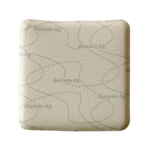 Biatain Ag niet klevend schuimverband 5 cm x 7 cm