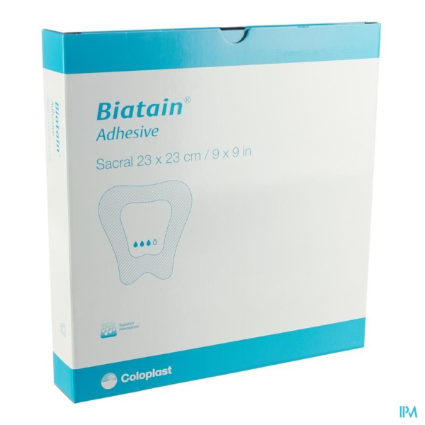 Biatain schuimverband sacrum 23 x 23 cm