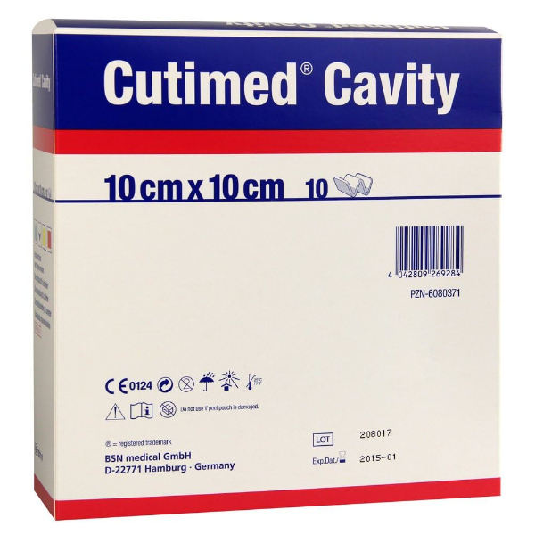 BSN Cutimed Cavity schuimverband - 10 x 10 cm