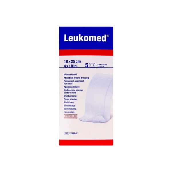 BSN Leukomed eilandpleister - 10 x 25 cm, 5 stuks