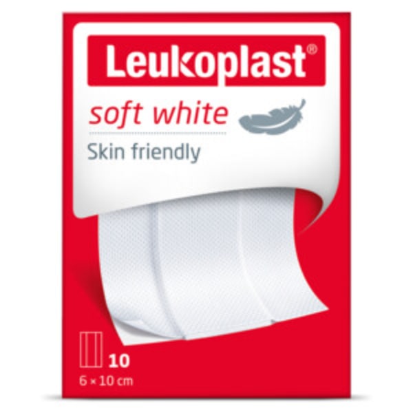 BSN Leukoplast Soft White wondpleister - 6 x 10 cm, foto 2 van 2