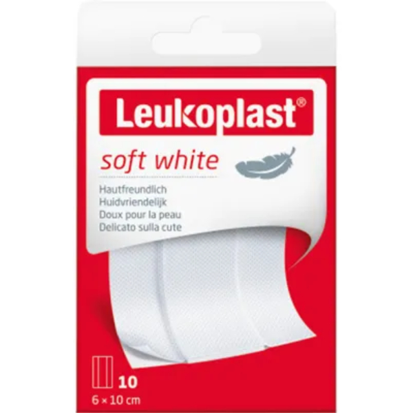 BSN Leukoplast Soft White wondpleister - 6 x 10 cm