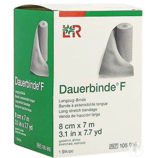Dauerbinde F compressieverband - 8 cm x 7 meter